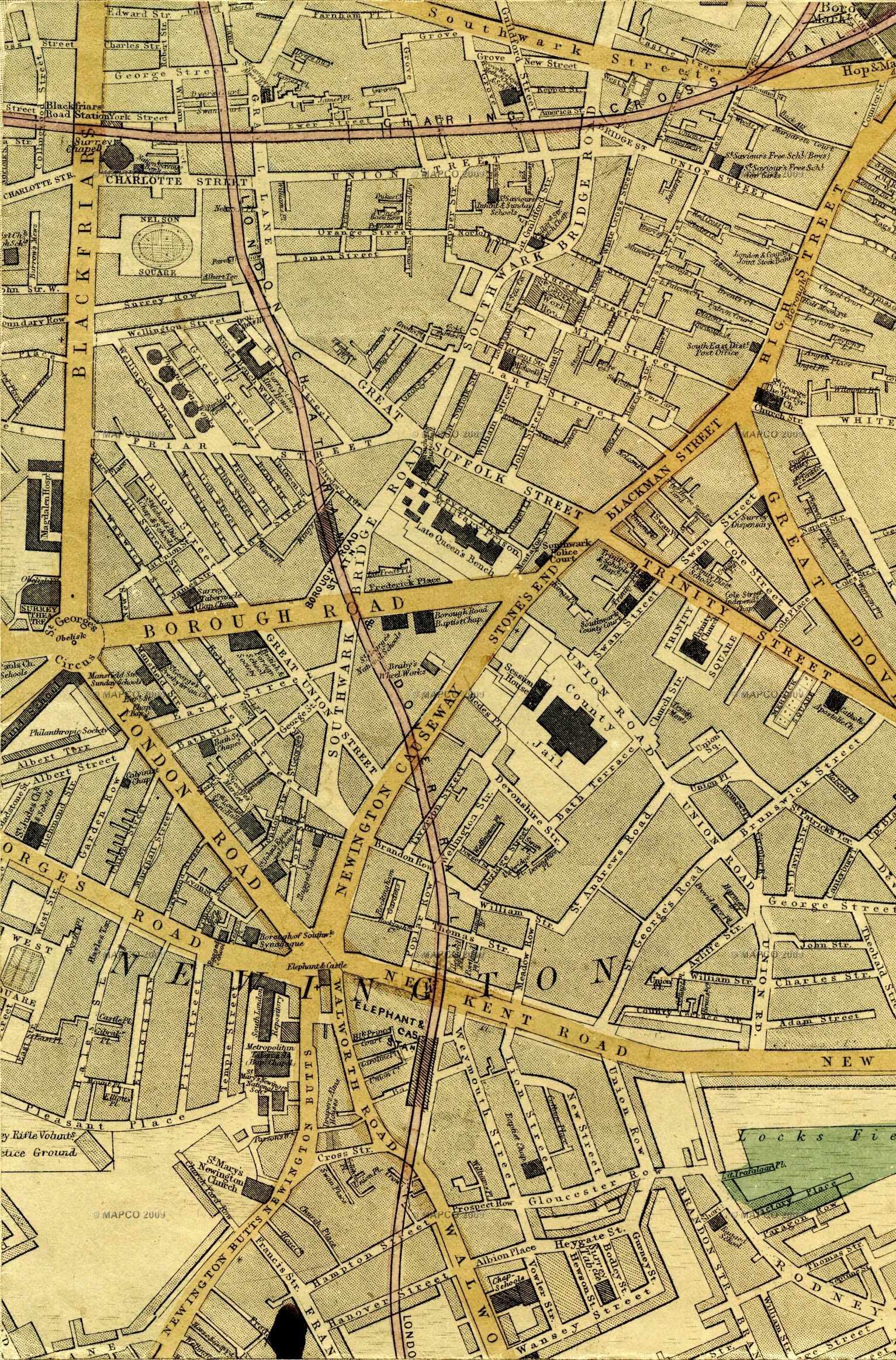 Map Of London 1868 By Edward Weller F R G S